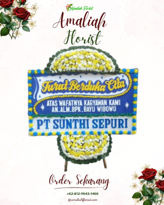 Papan Bunga Duka di Sintang