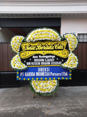 Papan Bunga Duka di Sintang